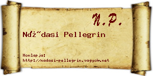 Nádasi Pellegrin névjegykártya